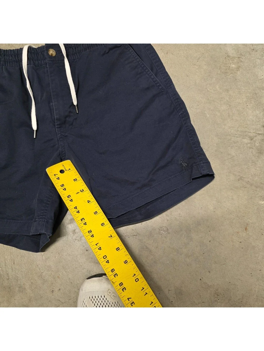 Polo Ralph Lauren Stretch Classic Fit Men’s Navy Elastic Waist Shorts S 30x6